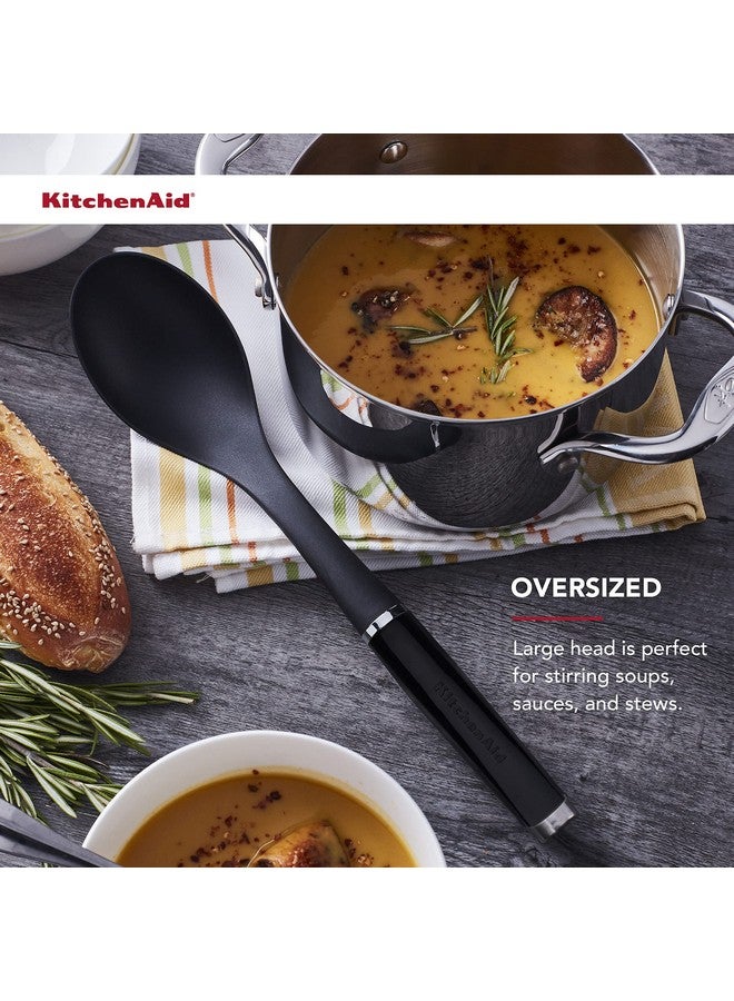 KitchenAid KE003OHOBA Classic Basting Spoon, One Size, Black - Image 3