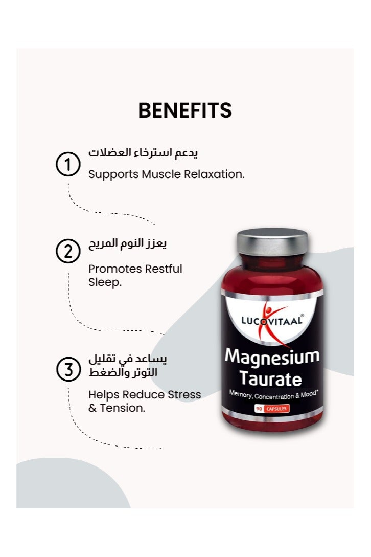 Lucovitaal Magnesium Tauraat 90 capsules - Image 3