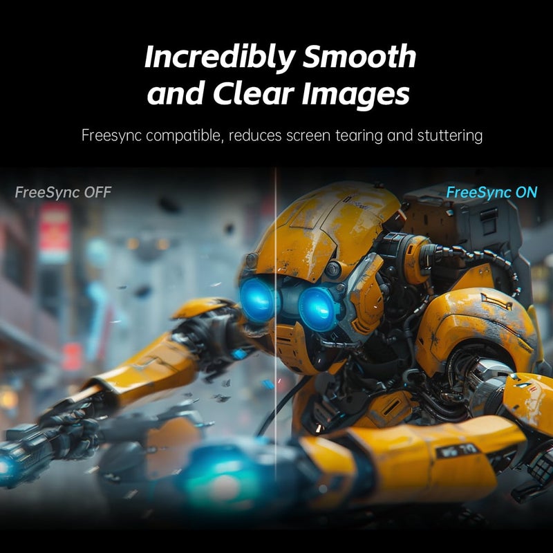 KTC 24.5'' Gaming Monitor, FHD 1080P 180Hz (Up to 200Hz) Fast IPS 128% sRGB Computer Monitor, HDR10, Adaptive Sync, Eye Care PC Gamer Monitor, HDMIx2, DP, VESA Mountable, Tilt Adjustable, H25T7 - Image 4