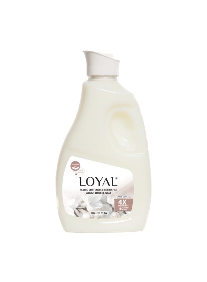 loyal Fabric Softener & Refresher White Care & Gentle 3000 ml - Image 1