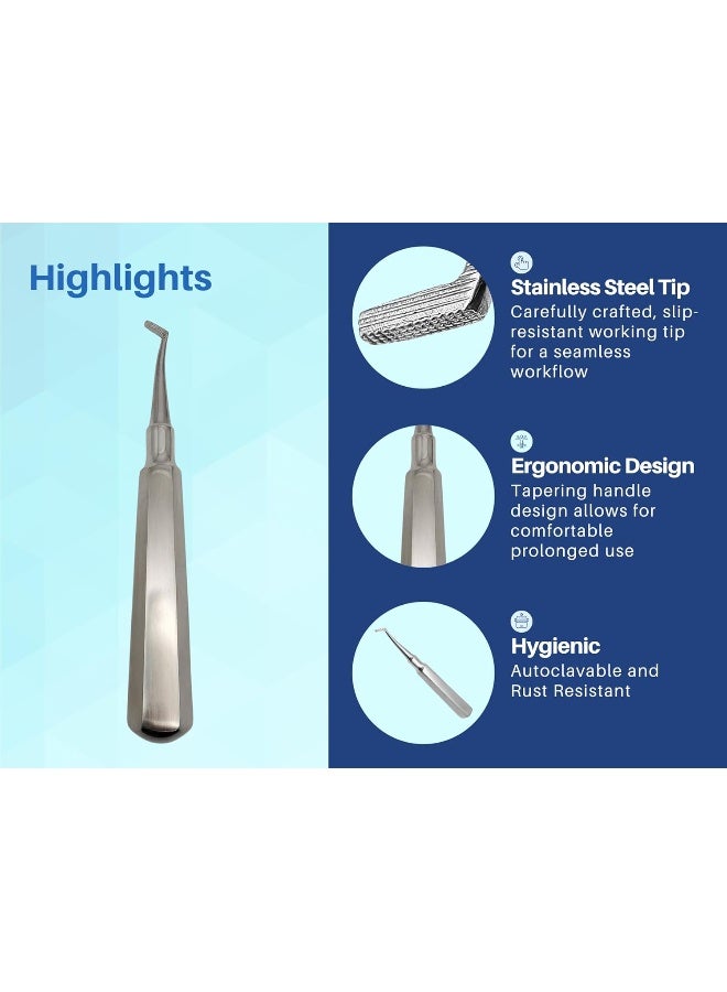 ARTMAN INSTRUMENTS Construction Band Pusher Molar Band Pusher for Orthodontics, Strong Grip Slip Resistant Tip, Elevator Style, Precision Tool for Accurate Molar Band Placement and Removal - Image 3