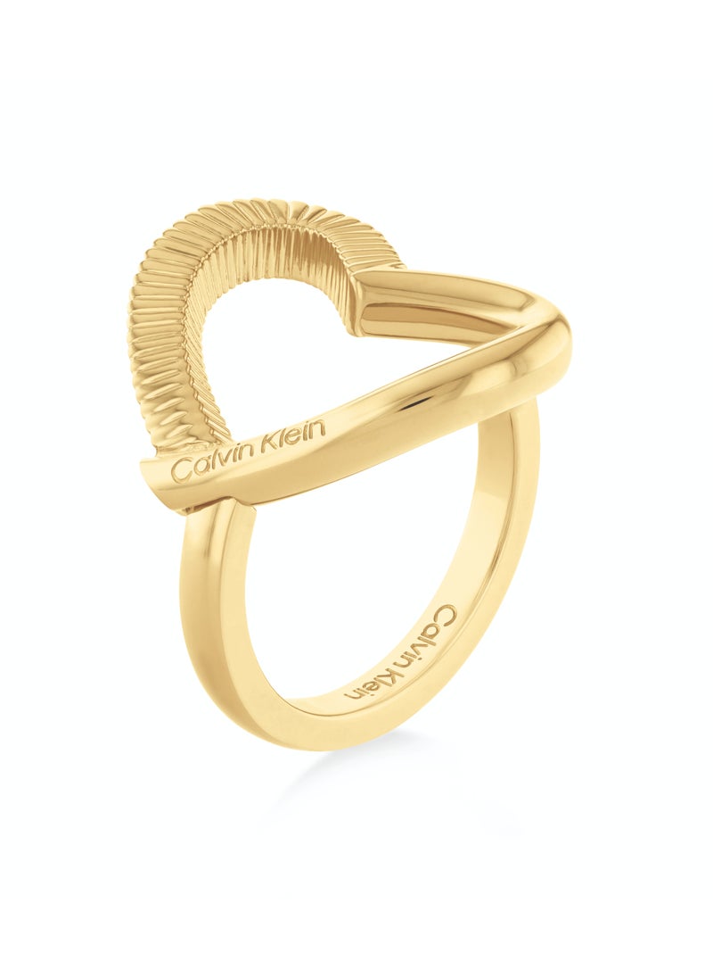 CALVIN KLEIN CALVIN KLEIN JEWELRY MINIMALISTIC HEARTS WOMENS RING - 35000438B  - Image 1