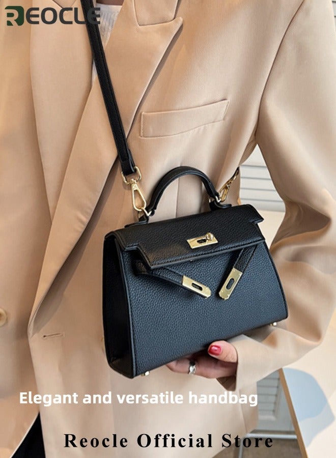 REOCLE Womens Handbags Crossbody Bags Top Handle Satchel with Detachable Strap Luxury Tote Work Bag PU Fashion Designer Handbags Purses - Image 2