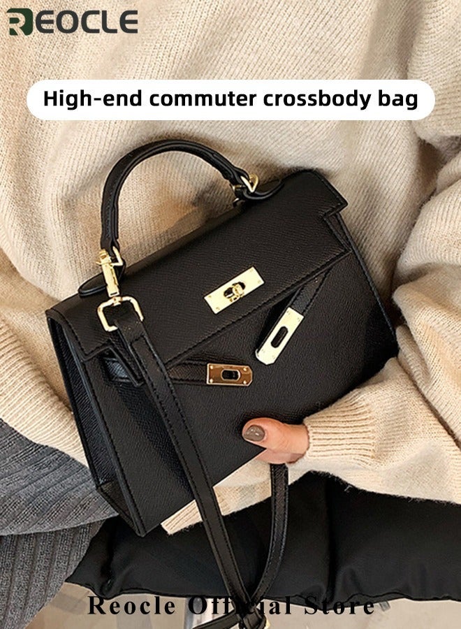 REOCLE Womens Handbags Crossbody Bags Top Handle Satchel with Detachable Strap Luxury Tote Work Bag PU Fashion Designer Handbags Purses - Image 3