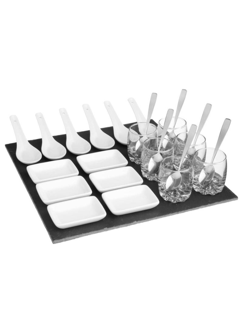 Sg Appetizer Set 30 x 30 x 6.8cm 25Pcs - pzsku/Z56F1604E55032713E626Z/45/_/1738062358/1a48c88c-57f7-4f0a-bdbc-243ff2ae8cfa