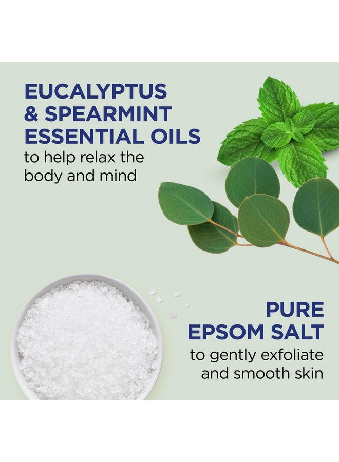 Dr Teal's Dr Teal's Pure Epsom Salt Body Scrub, Relax & Relief with Eucalyptus & Spearmint Essential Oils, 16 oz (Pack of 3)  - Image 3