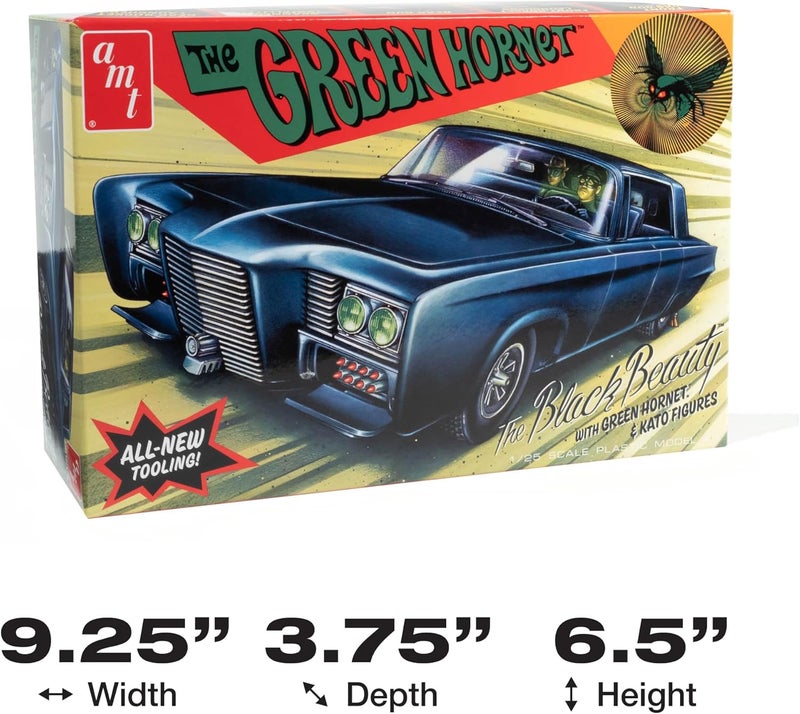 AMT Green Hornet Black Beauty 125 Scale Model Kit - Image 5