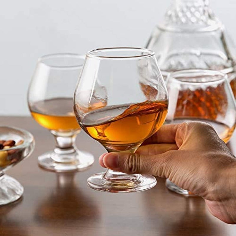ROSEFINCH UltraElegant Fashioned LeadFree Whiskey Tasting Glasses Bourbon Glasses Premium Scotch Glasses Rocks Glasses Cocktail Glasses Clear Rum Bar Scotch Glasses for Men Pack of 6 - Image 4
