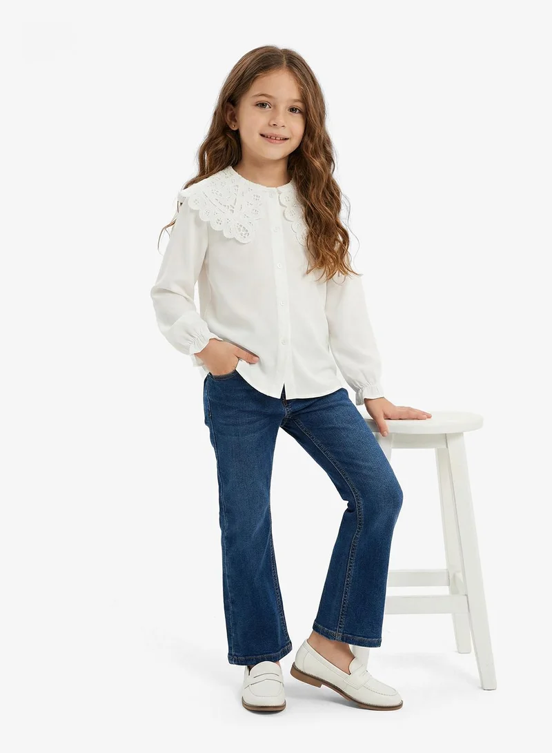 بنياتا قميص بأكمام طويلة