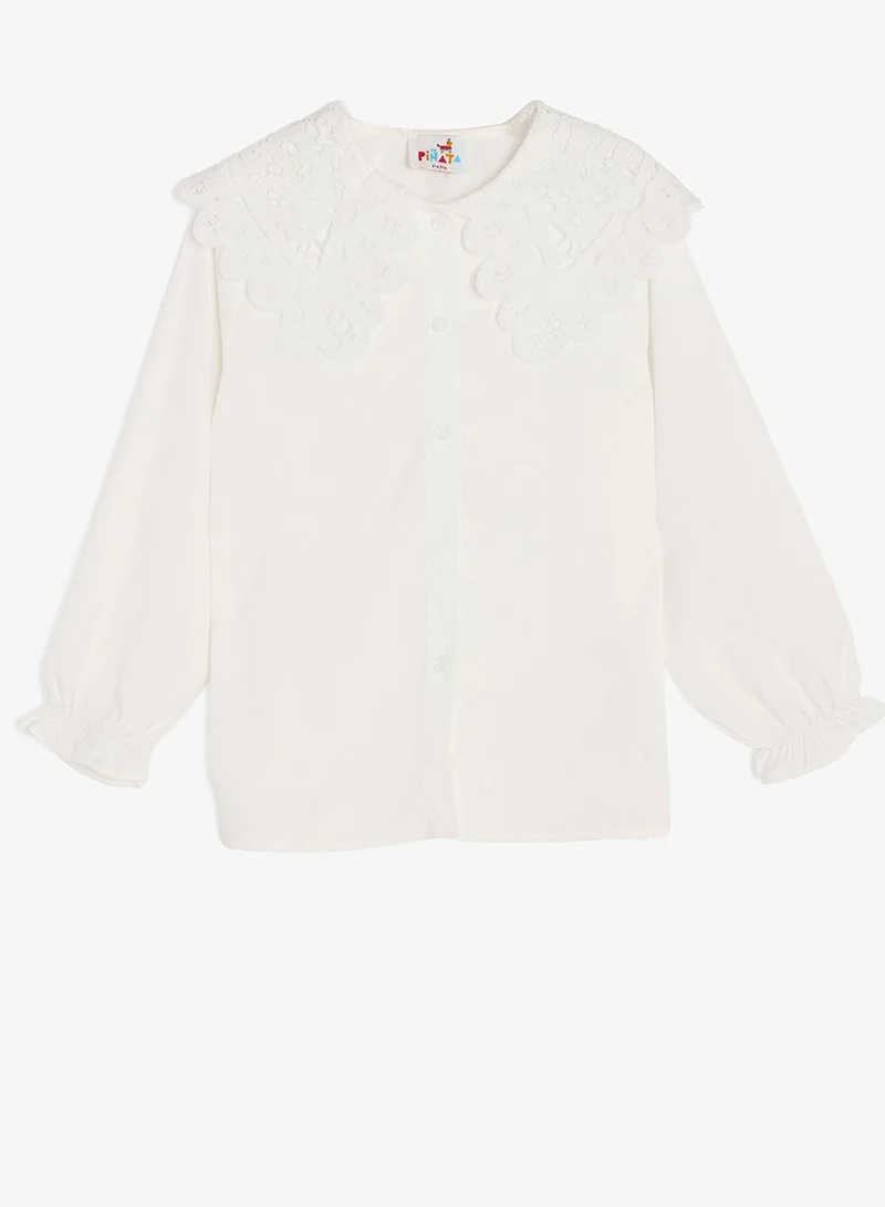 بنياتا قميص بأكمام طويلة