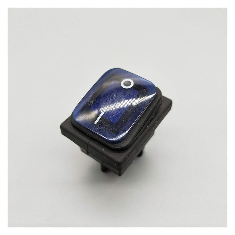 KCD4 6 Pin Yellow Rocker Switch DPST 20A 250V IP67 Waterproof LED 12V 24V 110V 220V - Image 1