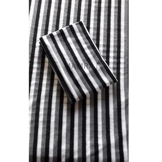 MAMRAJ Polar Fleece Blanket Single Bed – Soft & Skin Friendly, 58x88 Inches, Set of 10, Multicolor (Black & White) - Image 3