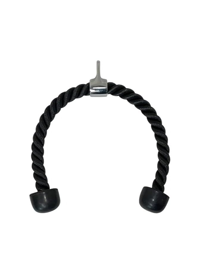 Generic Tricep Rope Cable Fitness Machine Attachment-Pull Down Workout Rope with Steel Carabiner/Home Exercise Gym strengthen your triceps, biceps, back, shoulders and abs.  - Image 1