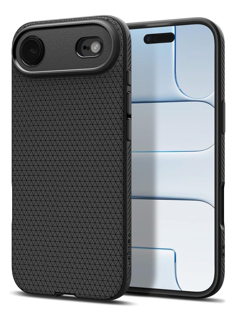 Spigen Liquid Air iPhone 17 Air Case Cover - Matte Black - Image 1