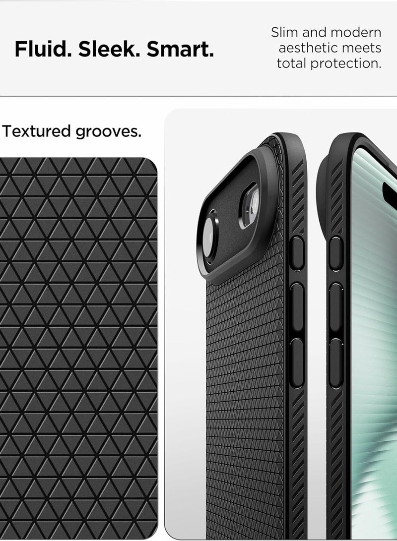 Spigen Liquid Air iPhone 17 Air Case Cover - Matte Black - Image 4