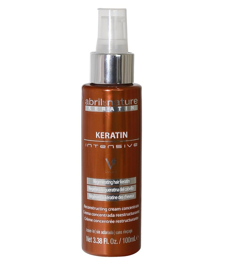 abril et nature abril et nature  Keratin Professional Hair Serum  Ultra Fast Keratin Hair Concentrate  Repairs and Regenerates Hair Fiber  Split End Sealer  Adds Shine and Softness  100 ml 