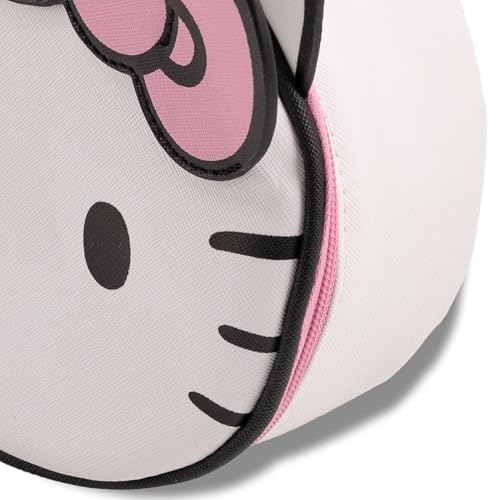 Fast Forward Sanrio Hello Kitty Lunch Box for Kids | PU Leather Insulated Lunch Bag Lunch Box for Girls, Boys, Unisex, Toddlers | Hello Kitty White Reusable Lunchbox - Image 4