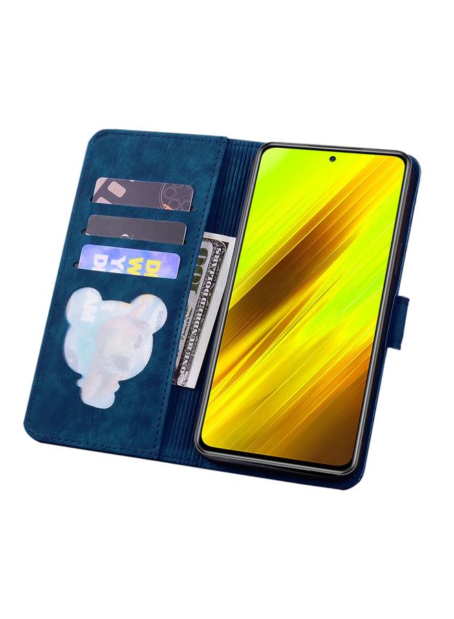 إيروريكس جراب لهاتف Xiaomi Poco X3 / X3 NFC جراب هاتف من الجلد المنقوش عليه رسمة قطة ساكورا الكرتونية - Image 4