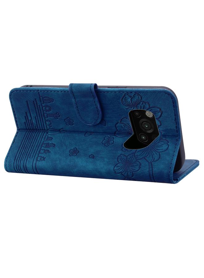 إيروريكس جراب لهاتف Xiaomi Poco X3 / X3 NFC جراب هاتف من الجلد المنقوش عليه رسمة قطة ساكورا الكرتونية - Image 5