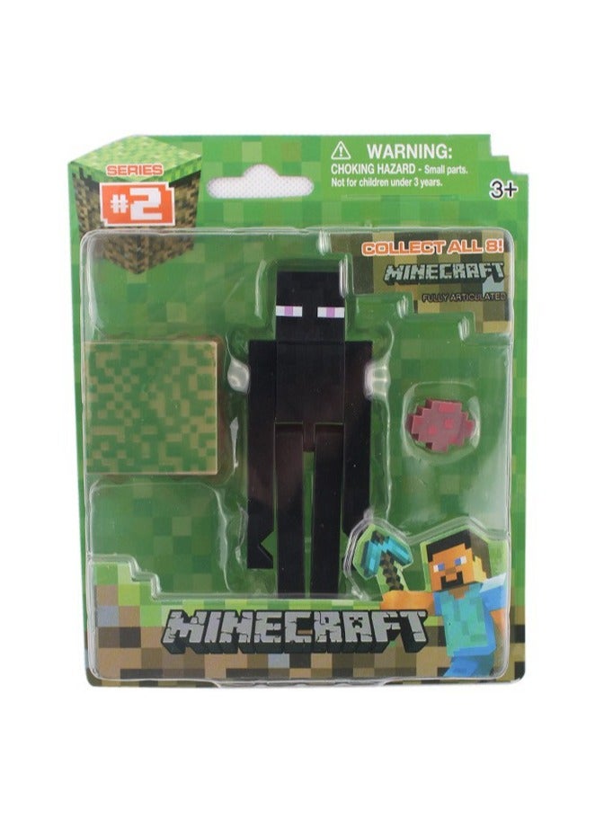 ماين كرافت لعبة مكعبات البناء من ماي وورلد تويز ماي وورلد تويز مجموعة مجسمات إندرمان الأساسية 2.75 بوصة - Image 1