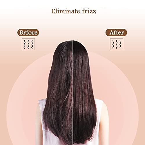 FERNIDA Cordless Hair Straightener Brush, Rechargeable Portable Heated Comb Mini Straightening Brush for Women and Mens Beard Home Travel Lightweight Carry-Along Hot Comb - Image 3