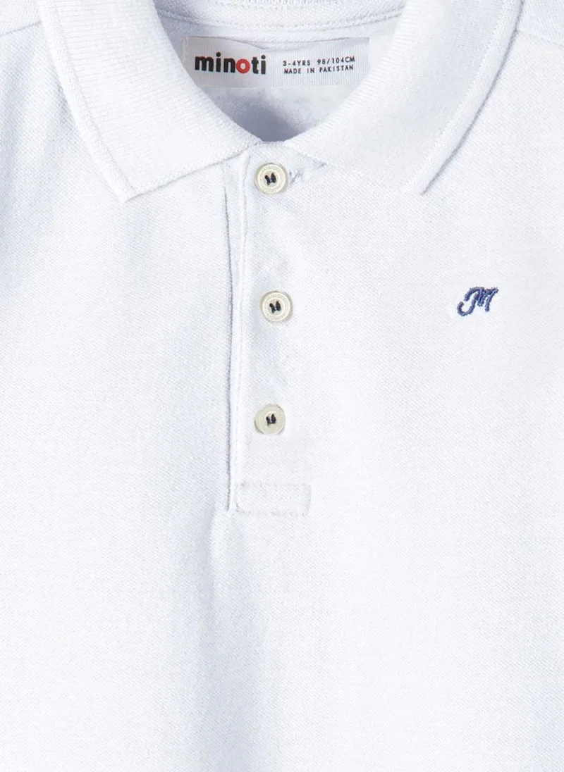 MINOTI White Polo Dress