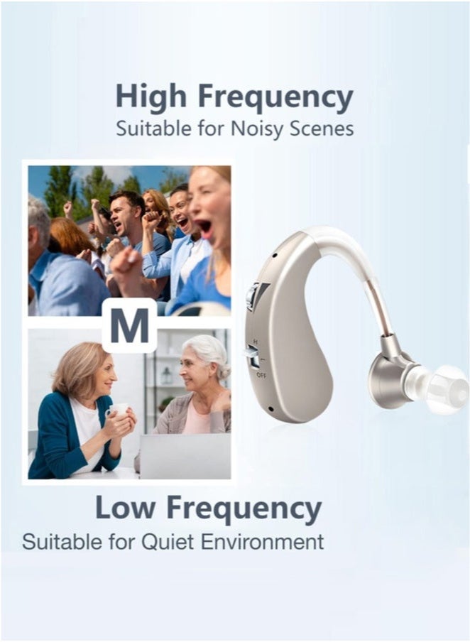 Hearing Aid, Rechargeable Hearing Aids for Hearing Loss, Noise Cancelling and Volume Control - Image 3