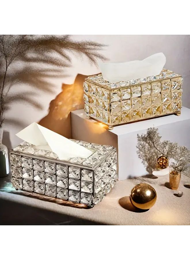 Yageli Tissue Box Square Freestanding Napkin Dispenser For Bathroom Vanity Nightstand Home Decor - Image 2