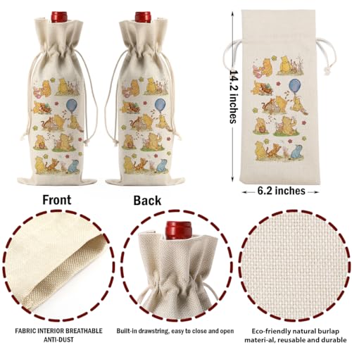 Kihraw Wine Bag Gifts for Friends Gifts for Women Birthday Christmas Gift for Women - Image 3
