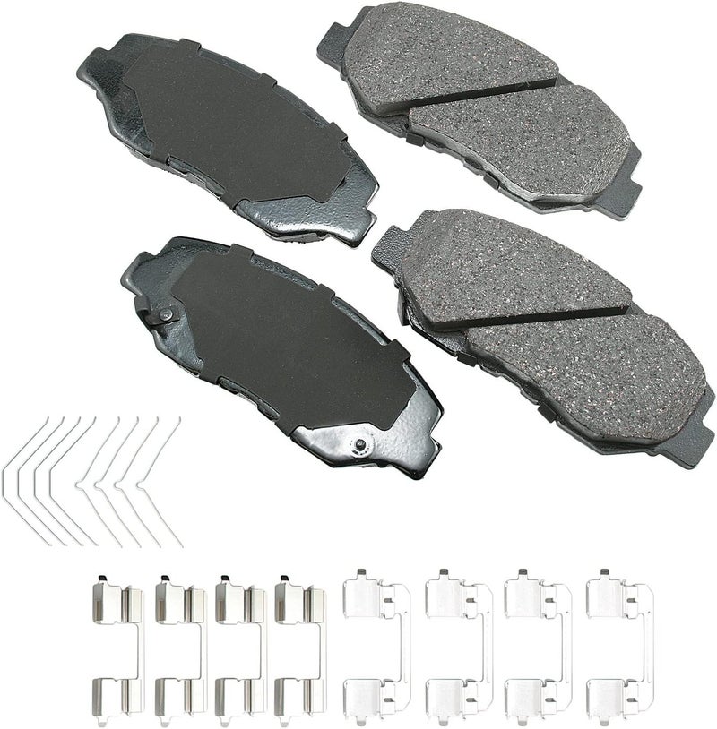Akebono ACT914A Ultra-Premium Ceramic Front Disc Brake Pads