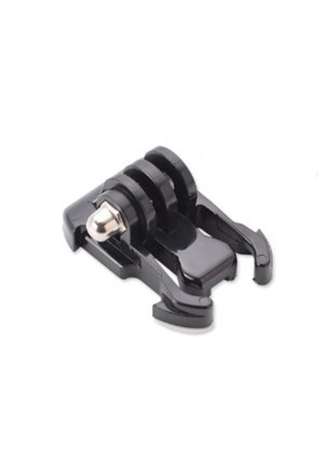 Generic Universal Accessories For Sports Cameras J-type Adapter Base Adapter Long Screw Integrated Base Selfie Five-finger Ring-Color:GP Vertical Double Machine Bracket  - Image 3