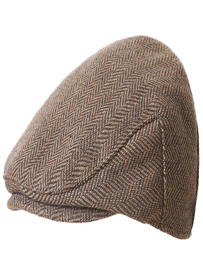 FGSS Cabbie Newsboy Hat for Kids Vintage Beret Tweed Pageboy Cap Forward Flat Cap for Toddler Girls Boys 4-9Y - Image 1