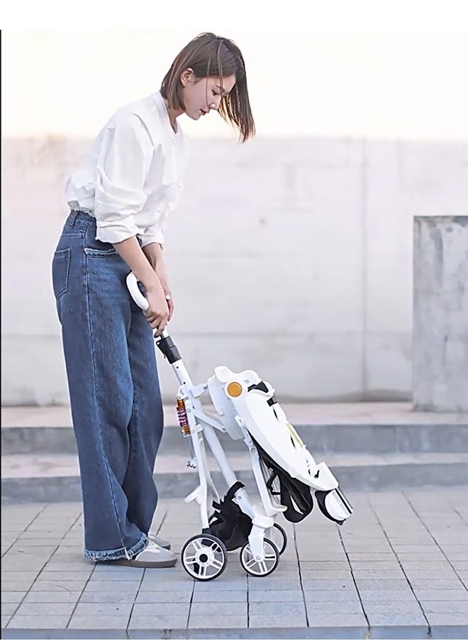 Baby Stroller Lightweight Baby Stroller Foldable Travel Pram  Adjustable Seat Easy One-Hand Folding With sunshade Suitable for infants aged 0-3 years old