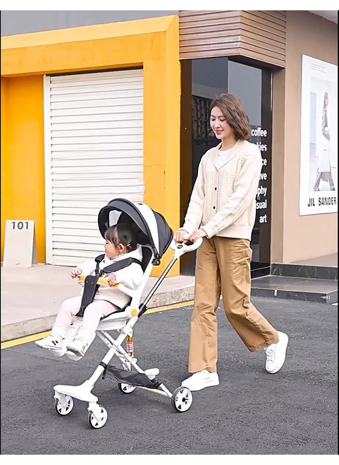 Baby Stroller Lightweight Baby Stroller Foldable Travel Pram  Adjustable Seat Easy One-Hand Folding With sunshade Suitable for infants aged 0-3 years old