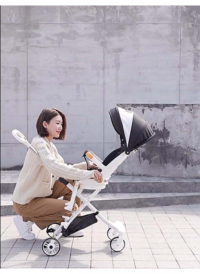 Baby Stroller Lightweight Baby Stroller Foldable Travel Pram  Adjustable Seat Easy One-Hand Folding With sunshade Suitable for infants aged 0-3 years old