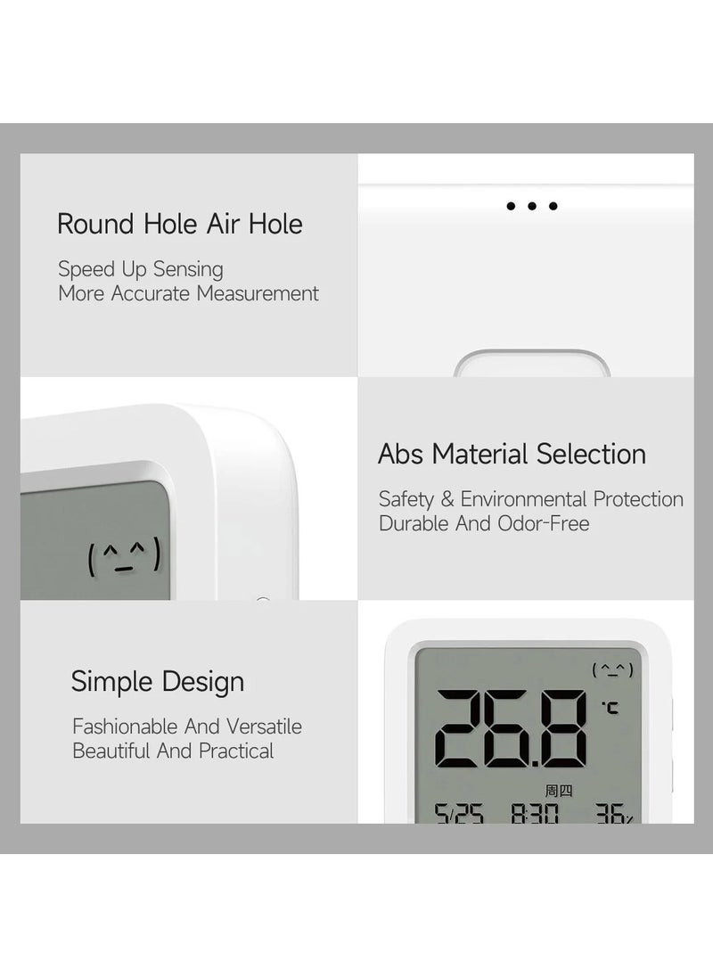 Mijia Bluetooth Thermometer 3,Wireless Smart Electric Digital Hygrometer Temperature and Humidity 3 Work with Mijia APP
