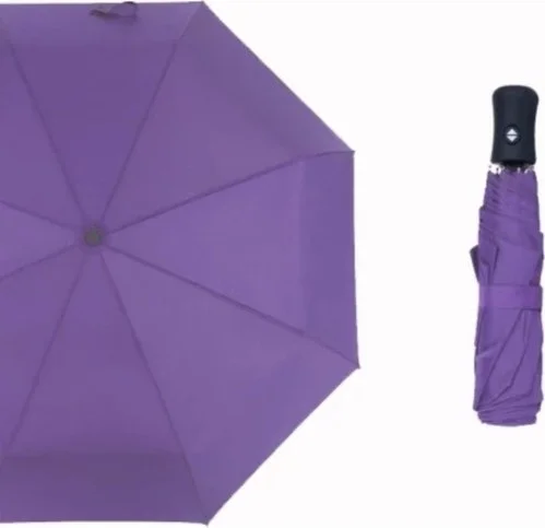 اليفن ماركت Eleven Market Umbrella Purple Fully Automatic Does Not Break in the Wind