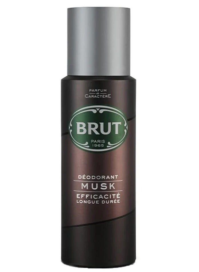 BRUT - Musk Deodorant Spray for Men - 200ml - Image 1