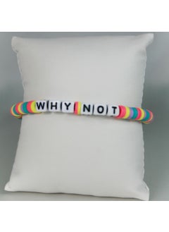 Slons Aksesuar Slons Accessory Fimo Bracelet Why Not Written  - Image 1