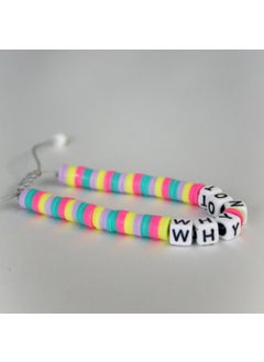 Slons Aksesuar Slons Accessory Fimo Bracelet Why Not Written  - Image 2
