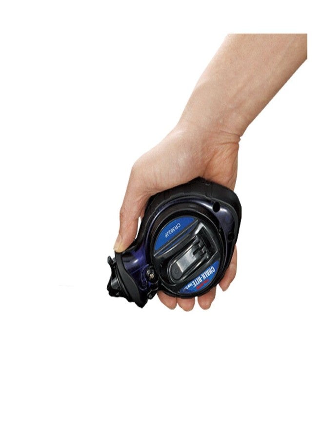 Tajima Chalk Line - Chalk-Rite Jam Free Chalk Box with Ultra Thin 0.5mm Snap Line & Five Gear Quick Retrieval - CR302JF - Image 3