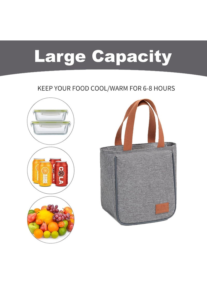 TYCOM Insulated Lunch Bag Lunch Box Large Cooler Tote Bag for Men Women and Children Double Deck Cooler for Office and Picnic  - Image 4