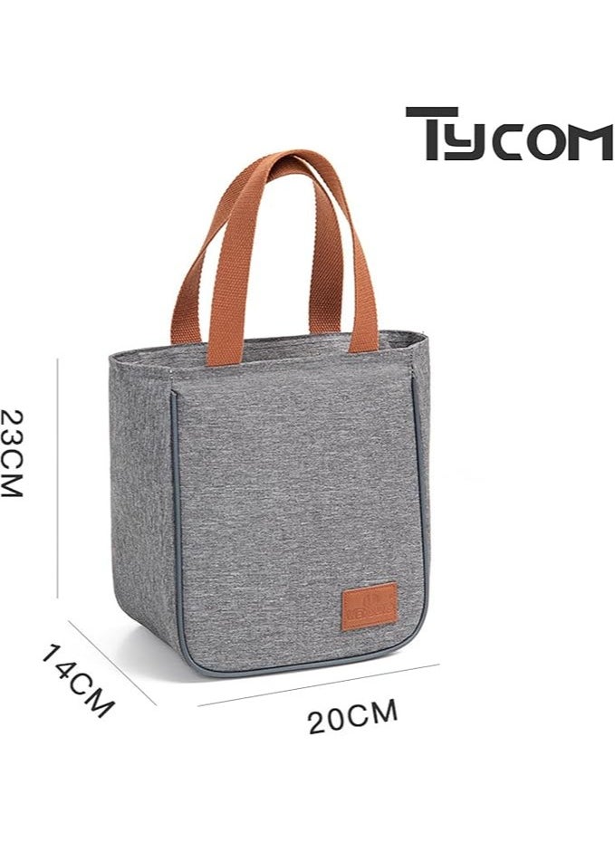 TYCOM Insulated Lunch Bag Lunch Box Large Cooler Tote Bag for Men Women and Children Double Deck Cooler for Office and Picnic  - Image 2
