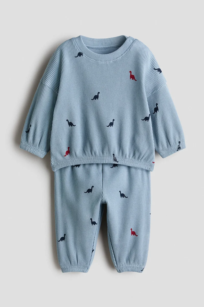 H&M 2-piece printed cotton set