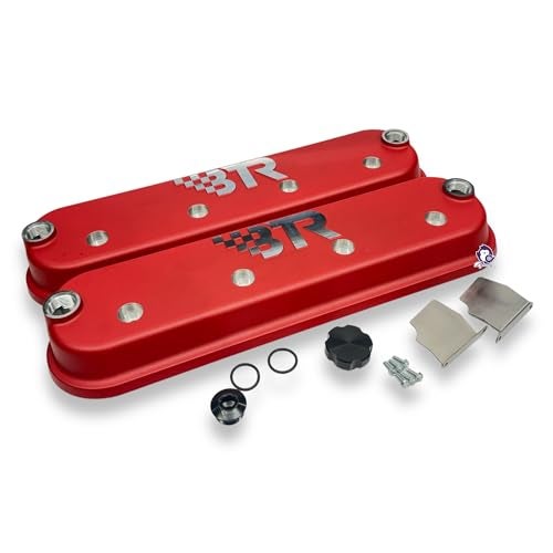 Dynosty BTR LS Valve Covers Red Pair - No Coil Mounts - Cast Aluminum Brian Tooley Valvecovers 4.8 5.3 5.7 6.0 6.2 7.0 LS1 LS3 LQ4 LS7 - Image 3