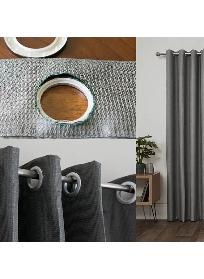 Frosted Silvery O Ring For Blinds Curtains Shower Doors 5pcs Noise Reducing Replacement Ring - Image 4