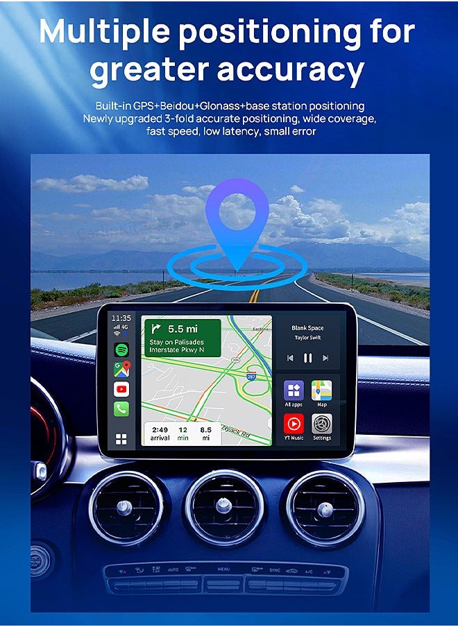 Mi VAZA - Wireless CarPlay Box - Wireless Android Auto 4GB+64GB (RAM+ROM) - Car Adapter - 3-in-1 Car AI Box - Built-in GPS, Android 13, Dual-band Wifi, Bluetooth - Image 1