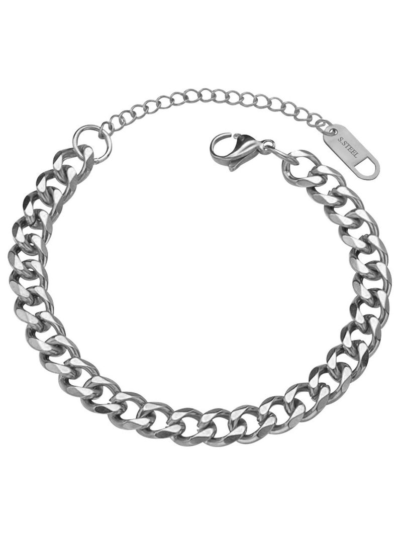 AIWANTO Alissa Stainless Steel Bracelet Silver  - Image 1