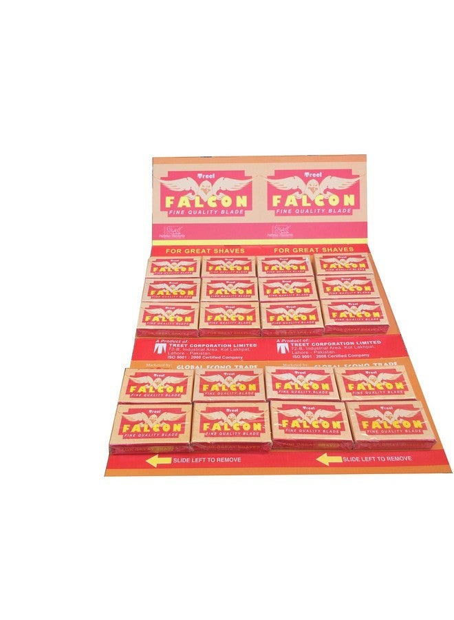 TREET Falcon Double Edge Safety Razor Blades, 200 Blades (20X10) - Image 1