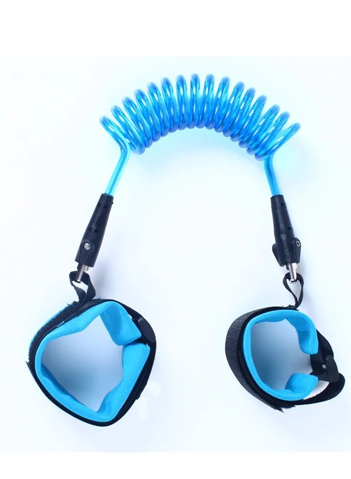 AROAQ Anti Lost Wrist Link, Toddler Safety Leash with Key Lock, Harness Strap Rope Leash Walking Hand Belt, Safety Wrist Leash for Toddlers, Babies & Kids (2m length) - Image 1